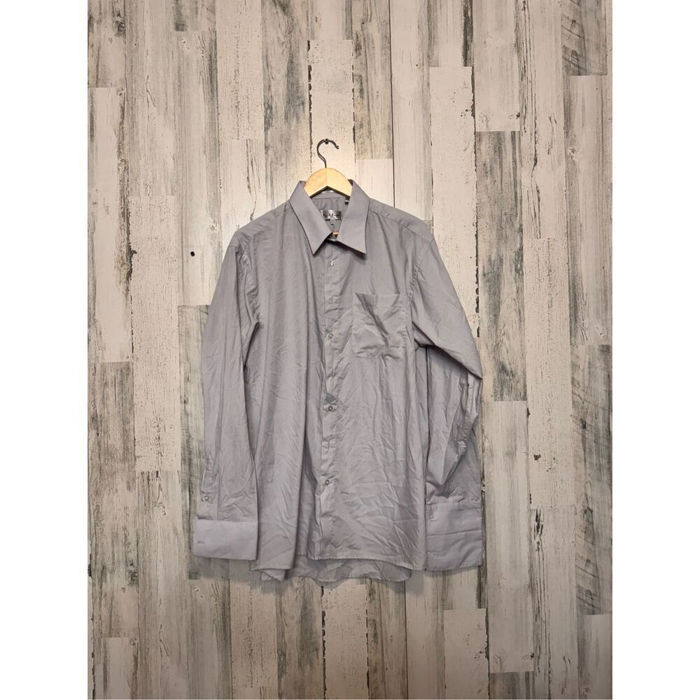 Karl Knox men’s gray dress shirt size 17.5